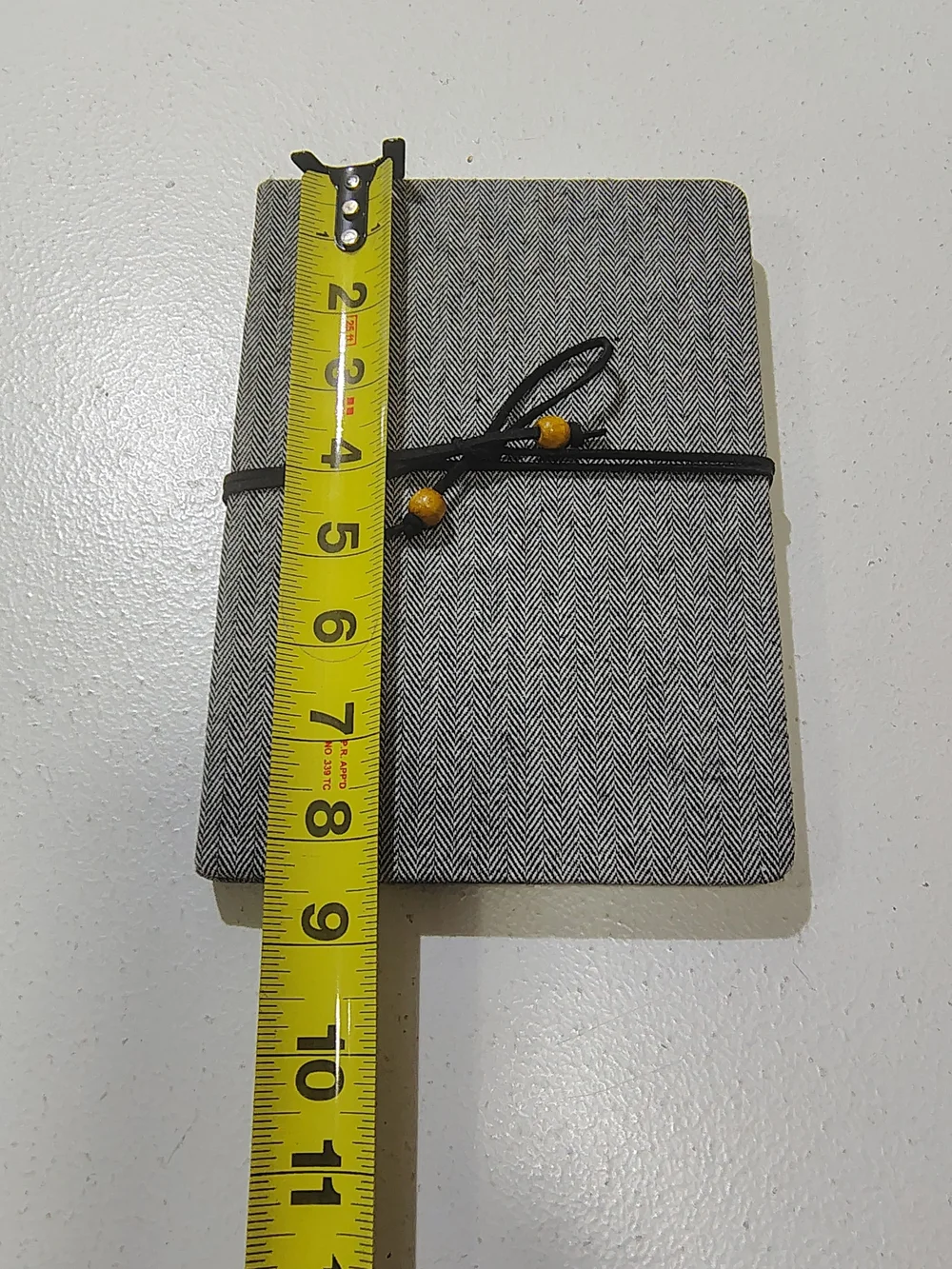 New Ruled Journal Casebound Fabric Gray Vintage Inspired Y2k